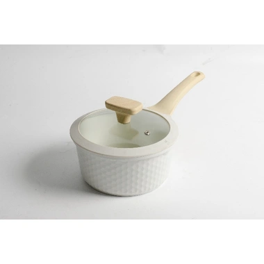 Cream color Golf series sauce pan